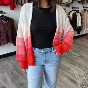 Ombre Sweater Cardigan